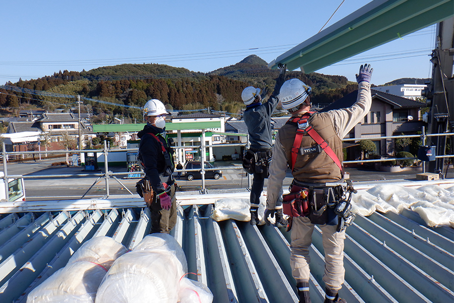 1級建築板金技能士が施工する圧倒的技術力